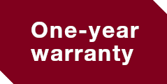 One-year warranty