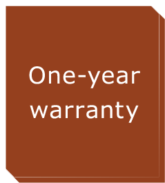 One-year warranty