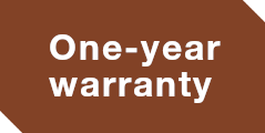 One-year warranty