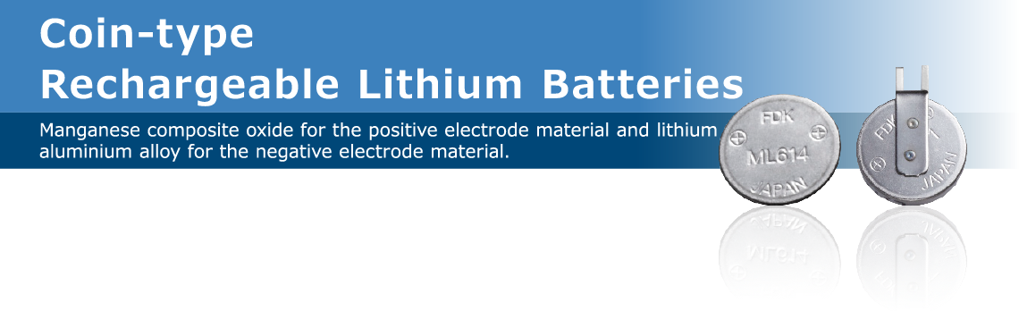 Coin-type Rechargeable Lithium Batteries