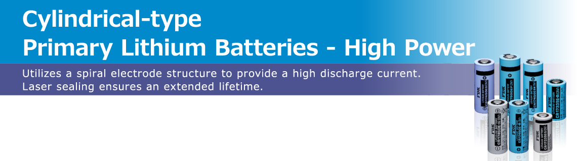 Cylindrical-type Primary Lithium Batteries - High Power