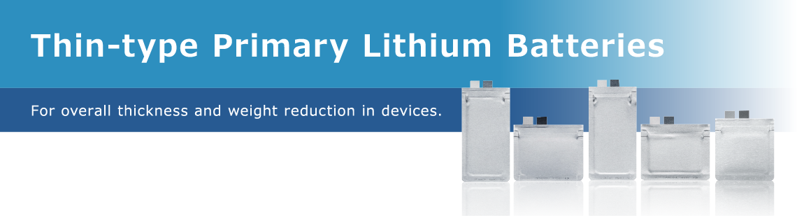 Thin-type Primary Lithium Batteries