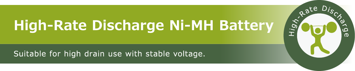 High-Rate Discharge Ni-MH Battery
