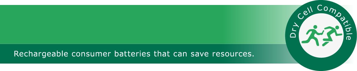 Dry Cell Compatible Ni-MH Batteries