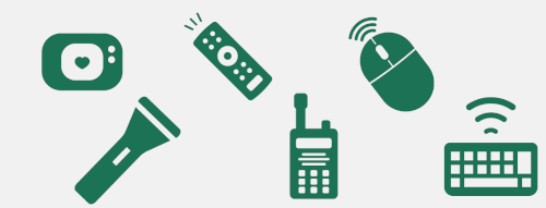 digital cameras, audio equipment, remote controls, clocks, radio-controlled hobby items, amateur 2-way radio etc.