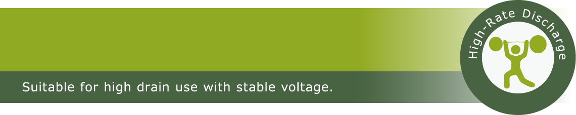 High-Rate Discharge Ni-MH Batteries