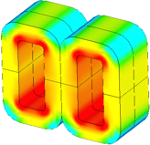 Core loss comparison of 6H60 (Conventional model)