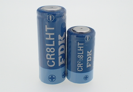 High Capacity Cylindrical-type Primary Lithium Battery “CR8LHT” (Left), “CR2/3 8LHT” (Right)